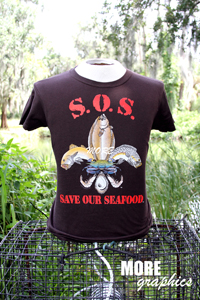 SOS - Save Our Seafood - Shirt